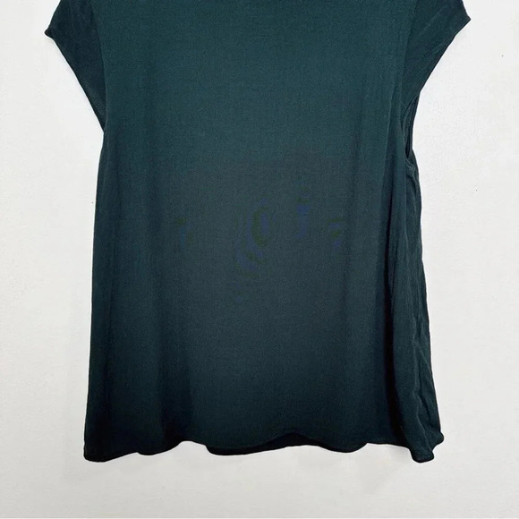 Aritzia Womens Small Wilfred Free Dark Green Juliger Blouse - Picture 7 of 8